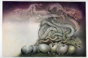 Lohikäärmeen syntymä tekijältä Wayne Anderson