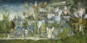 Kuningas Twig ja kuningatar Crinkle tekijältä Wayne Anderson