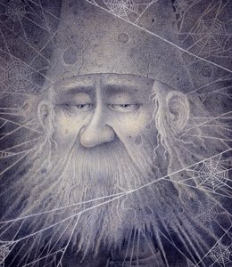 Merlin muuttui kiveksi, 2000 (sekatekniikka) tekijältä Wayne Anderson