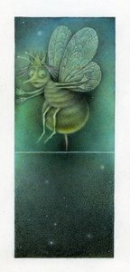 Queen Bee, 2003 (sekatekniikka kartongille) tekijältä Wayne Anderson