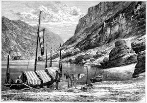 Yangtse-Kiang, Kiina, 1895.