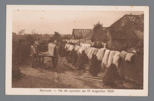 Borculo -- Hirmumyrskyn jälkeen 10. elokuuta 1925
