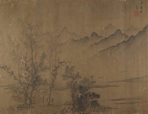Ruusuinen auringonlasku, 1500-luku. tekijältä Wen Tong