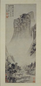 Runollisia ajatuksia joenvarsipaviljongissa, 1558. tekijältä Wen Zhengming