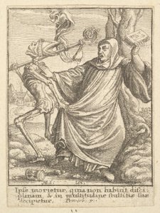 Apotti, Kuolemantanssista, 1651. tekijältä Wenceslaus Hollar