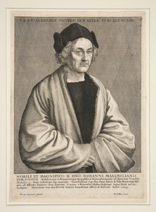 Albrecht Dürer vanhempi (1427-1502) 70-vuotiaana tekijältä Wenceslaus Hollar