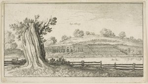 Albury kantoineen etualalla tekijältä Wenceslaus Hollar