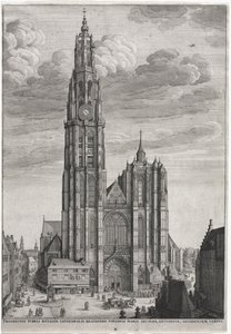 Antwerpenin katedraali, 1649. tekijältä Wenceslaus Hollar