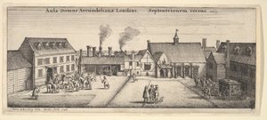 Arundelin talo pohjoisesta, 1646. tekijältä Wenceslaus Hollar
