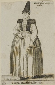 Baselin nainen tekijältä Wenceslaus Hollar
