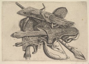 Jouset, viilit ja keihäs, 1625-77. tekijältä Wenceslaus Hollar