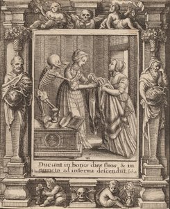 Morsian, 1651. tekijältä Wenceslaus Hollar