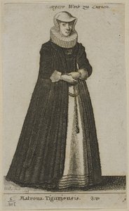 Zürichin porvarin vaimo tekijältä Wenceslaus Hollar