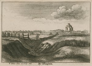 Islington, New River Head tekijältä Wenceslaus Hollar