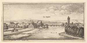 Cannstadt, 1665. tekijältä Wenceslaus Hollar