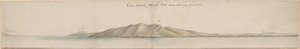 Cape Spartell lännestä tekijältä Wenceslaus Hollar
