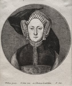 Katariina Aragonilainen, 1647. tekijältä Wenceslaus Hollar