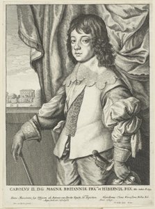Kaarle II tekijältä Wenceslaus Hollar