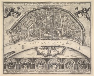Köln ja Deutz, 1635. tekijältä Wenceslaus Hollar