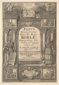 Diodati. Hurskaat huomautukset, 1648. tekijältä Wenceslaus Hollar