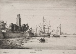 Dordrecht tekijältä Wenceslaus Hollar