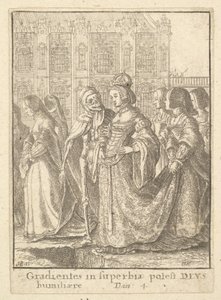 Keisarinna, Kuolemantanssista, 1651. tekijältä Wenceslaus Hollar
