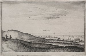 Englanninkieliset näkymät: Old Shoreham tekijältä Wenceslaus Hollar