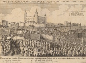 Thomas Wentworthin teloitus, 1641. tekijältä Wenceslaus Hollar