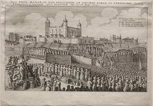 Earl of Straffordin teloitus tekijältä Wenceslaus Hollar