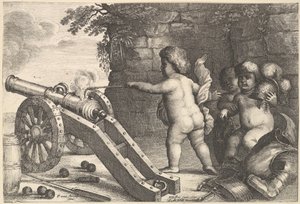 Fire The Four Elements, 1647. tekijältä Wenceslaus Hollar