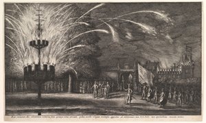 Ilotulitus Hemissemissä tekijältä Wenceslaus Hollar