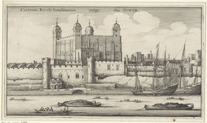 Näkymä Lontoon Toweriin tekijältä Wenceslaus Hollar