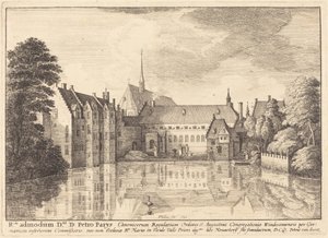 Groenendaelin luostari tekijältä Wenceslaus Hollar