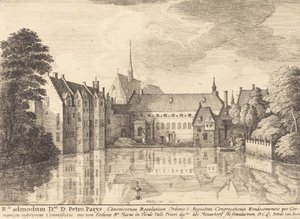 Groenendael Abbey, 1647. tekijältä Wenceslaus Hollar