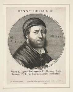 Hans Holbein nuorempi (1497/8-1543) tekijältä Wenceslaus Hollar