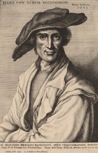 Hans von Zurch, kultaseppä, 1647. tekijältä Wenceslaus Hollar