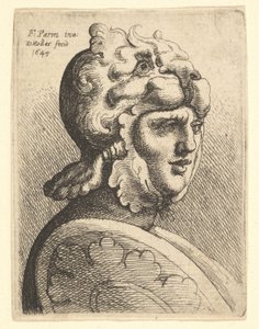 Kypäräpää, 1645. tekijältä Wenceslaus Hollar