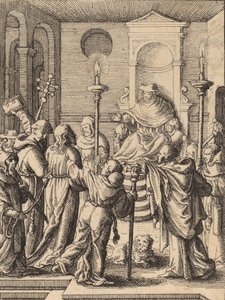 Jeesus ennen Hannasta. tekijältä Wenceslaus Hollar