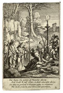 Jeesus kohtaa vastustajansa tekijältä Wenceslaus Hollar