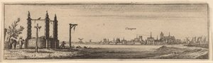 Taistelu tekijältä Wenceslaus Hollar
