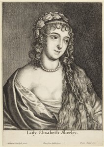 Lady Elizabeth Sherley tekijältä Wenceslaus Hollar