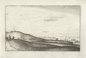 Maisema näköalalla Shorehamiin tekijältä Wenceslaus Hollar