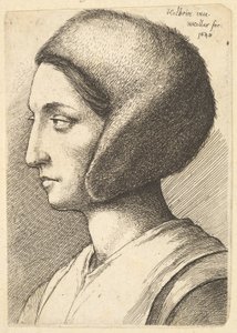 Margaret Giggs, 1648. tekijältä Wenceslaus Hollar