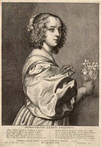 Marguerite Lémon, englantilainen nainen tekijältä Wenceslaus Hollar