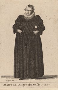 Matrona Argentiina, 1642. tekijältä Wenceslaus Hollar