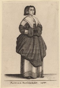Matrona Pariisista tekijältä Wenceslaus Hollar