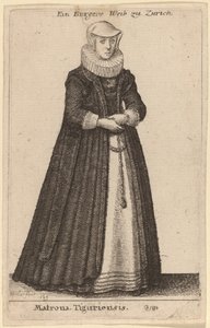 Matrona Tiguriensis tekijältä Wenceslaus Hollar