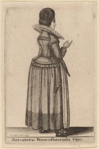 Frankfurtin kauppiaan vaimo tekijältä Wenceslaus Hollar