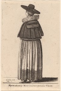 Nürnbergin kauppiaan vaimo tekijältä Wenceslaus Hollar
