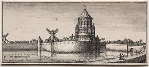 Vallihauta kaupungin portti tekijältä Wenceslaus Hollar